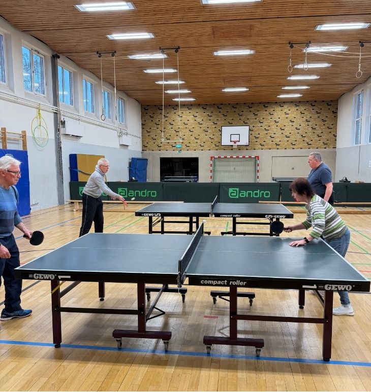 Tischtennis für Menschen mit Parkinson